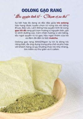 TRÀ OOLONG GẠO RANG AMAZINGON