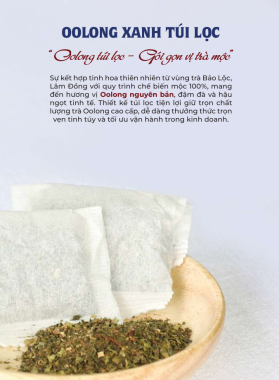 TRÀ OOLONG XANH TÚI LỌC AMAZINGON