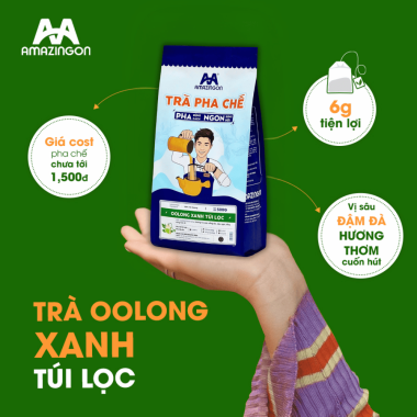 TRÀ OOLONG XANH TÚI LỌC AMAZINGON