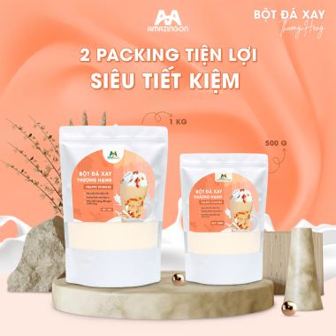 BỘT ĐÁ XAY THƯỢNG HẠNG AMAZINGON 500G, 1KG