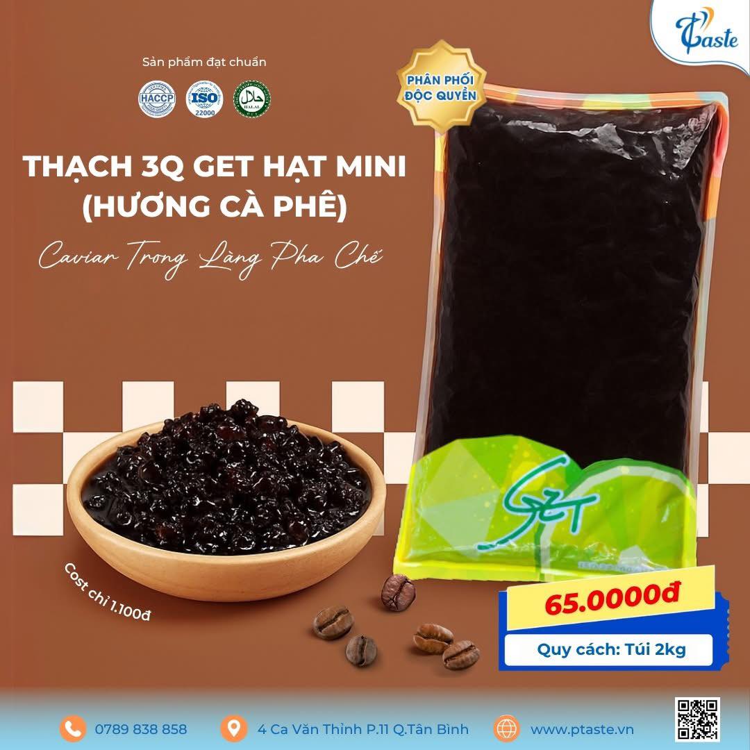 3Q GET Hạt Mini  - Giải Pháp Topping Mới Cho Menu Đồ Uống Hiện Đại