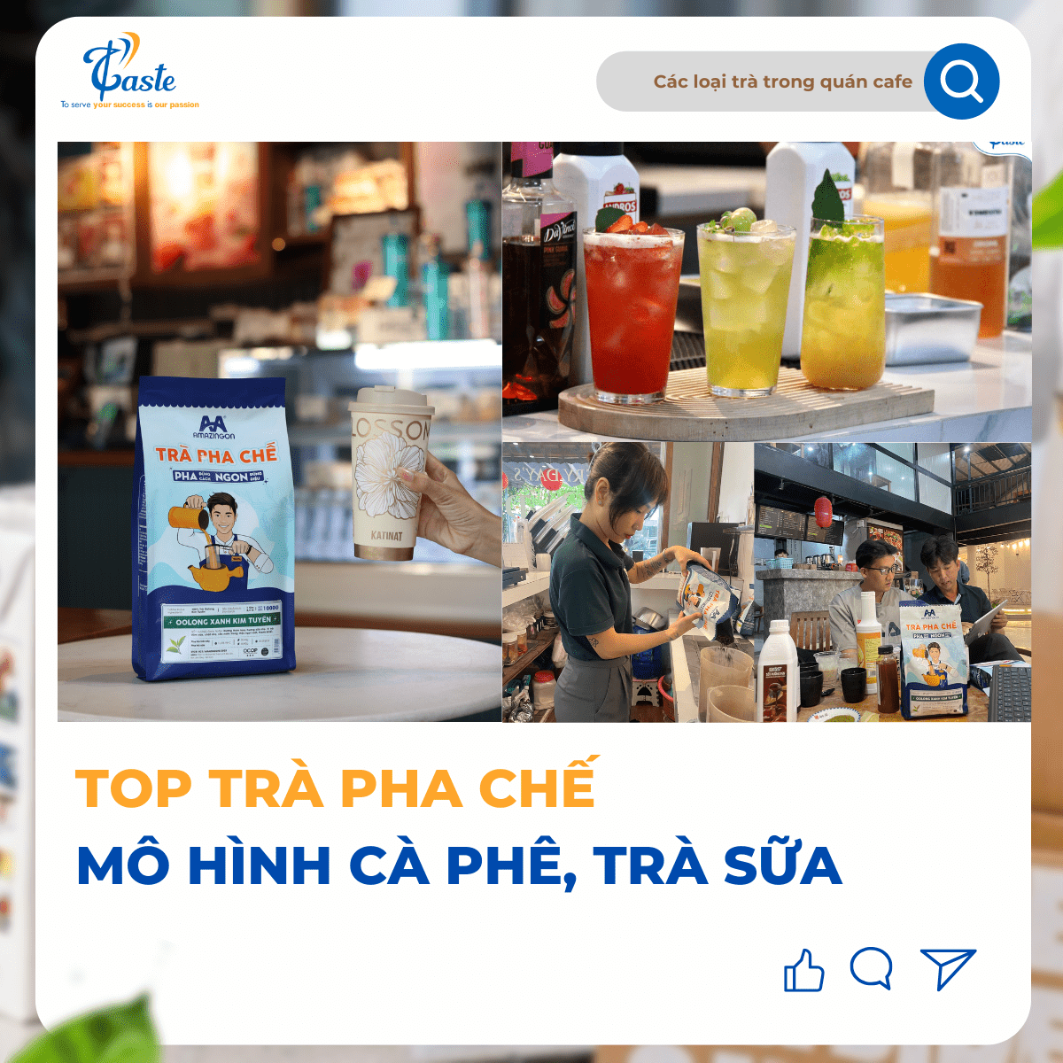 Top 6 Các Loại Trà Trong Quán Cafe Trà Sữa