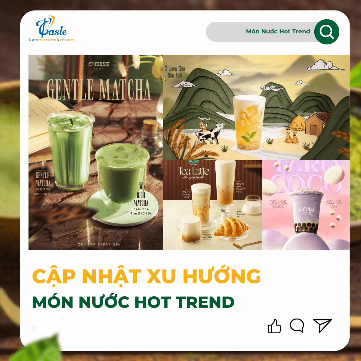 Top 6 Xu Hướng Nước Uống Hot Trend Hiện Nay