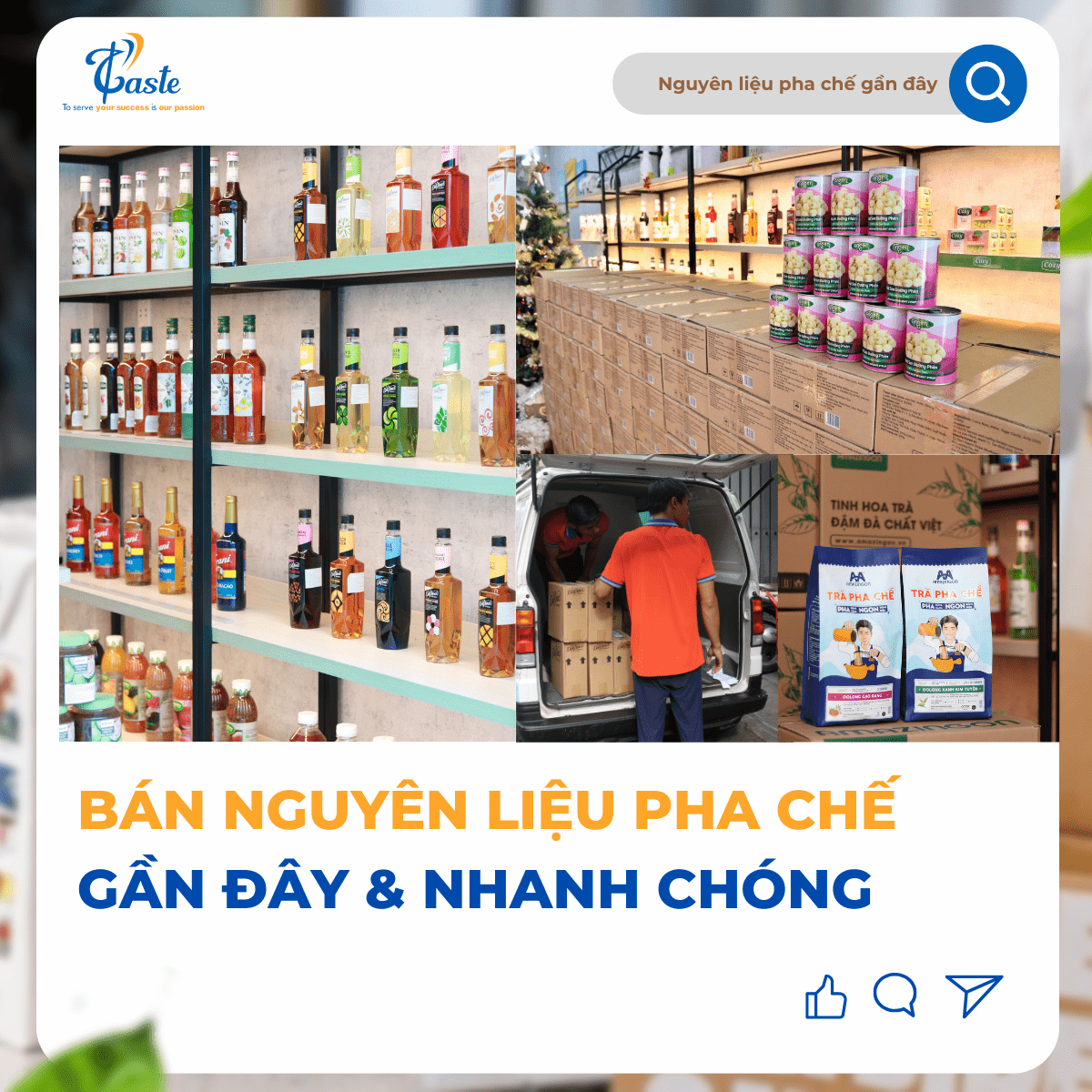Tìm Chỗ Bán Nguyên Liệu Pha Chế Gần Đây Nhanh Chóng