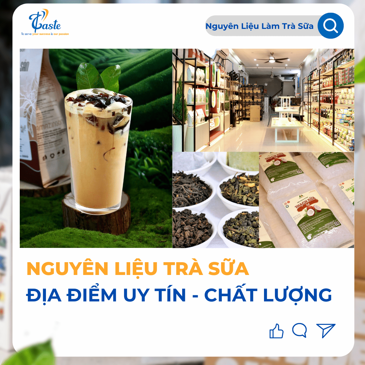 P-Taste – Địa Điểm Bán Nguyên Liệu Làm Trà Sữa Giá Sỉ Uy Tín Tại TP.HCM