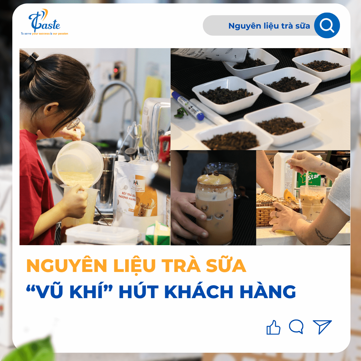 Nguyên Liệu Trà Sữa - Vũ Khí Bí Mật Của Quán Đông Khách