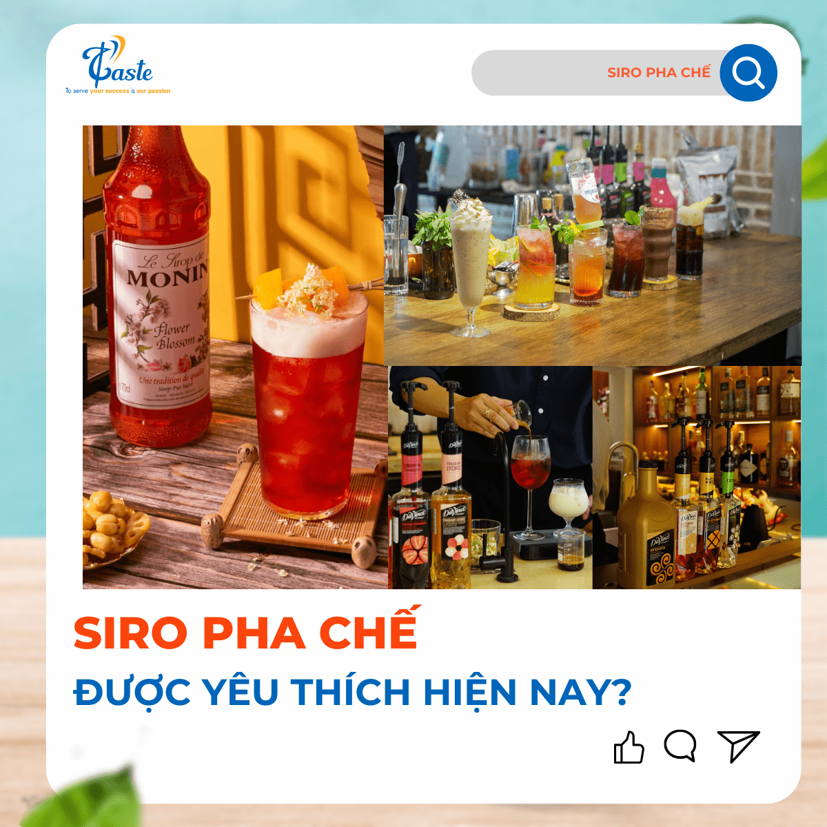 Top 3 Loại Siro Pha Chế Được Yêu Thích Hiện Nay