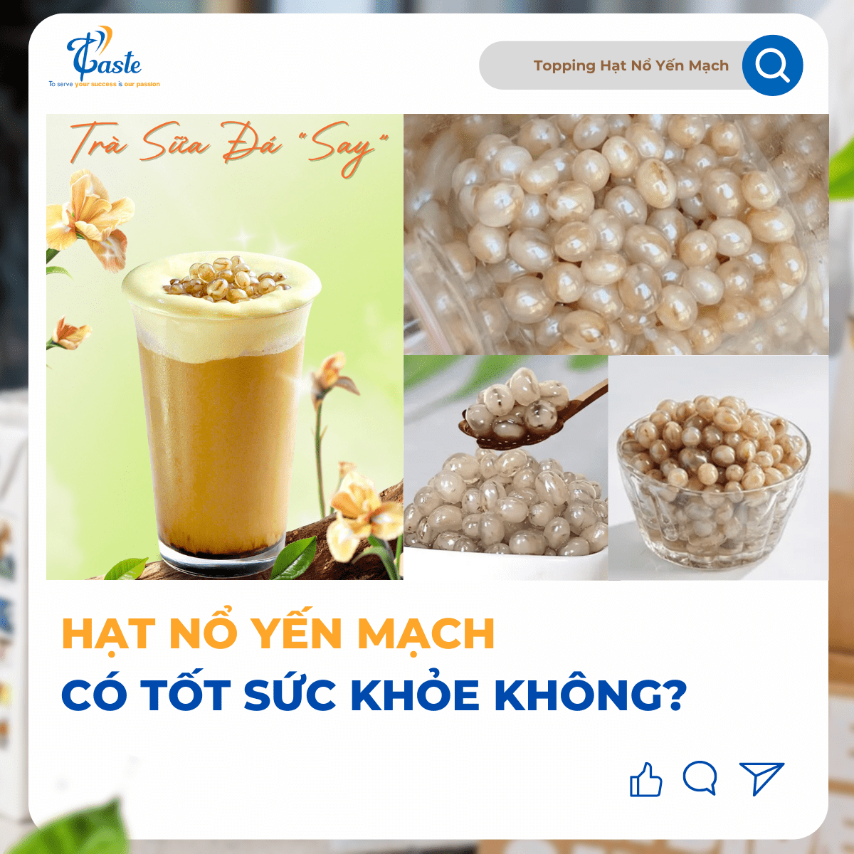 Hạt Nổ Yến Mạch Có Tốt Không?