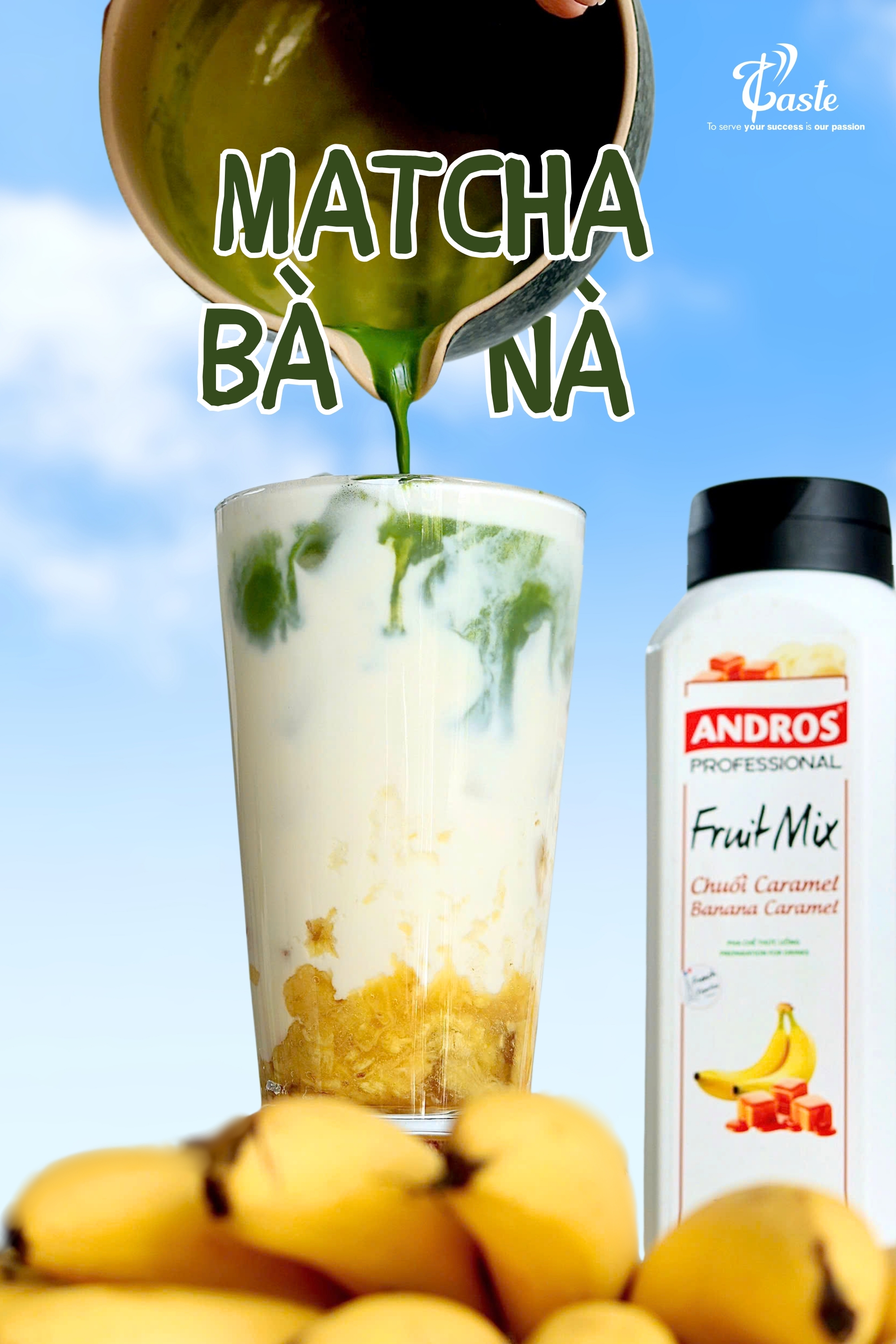 CÔNG THỨC MATCHA CHUỐI