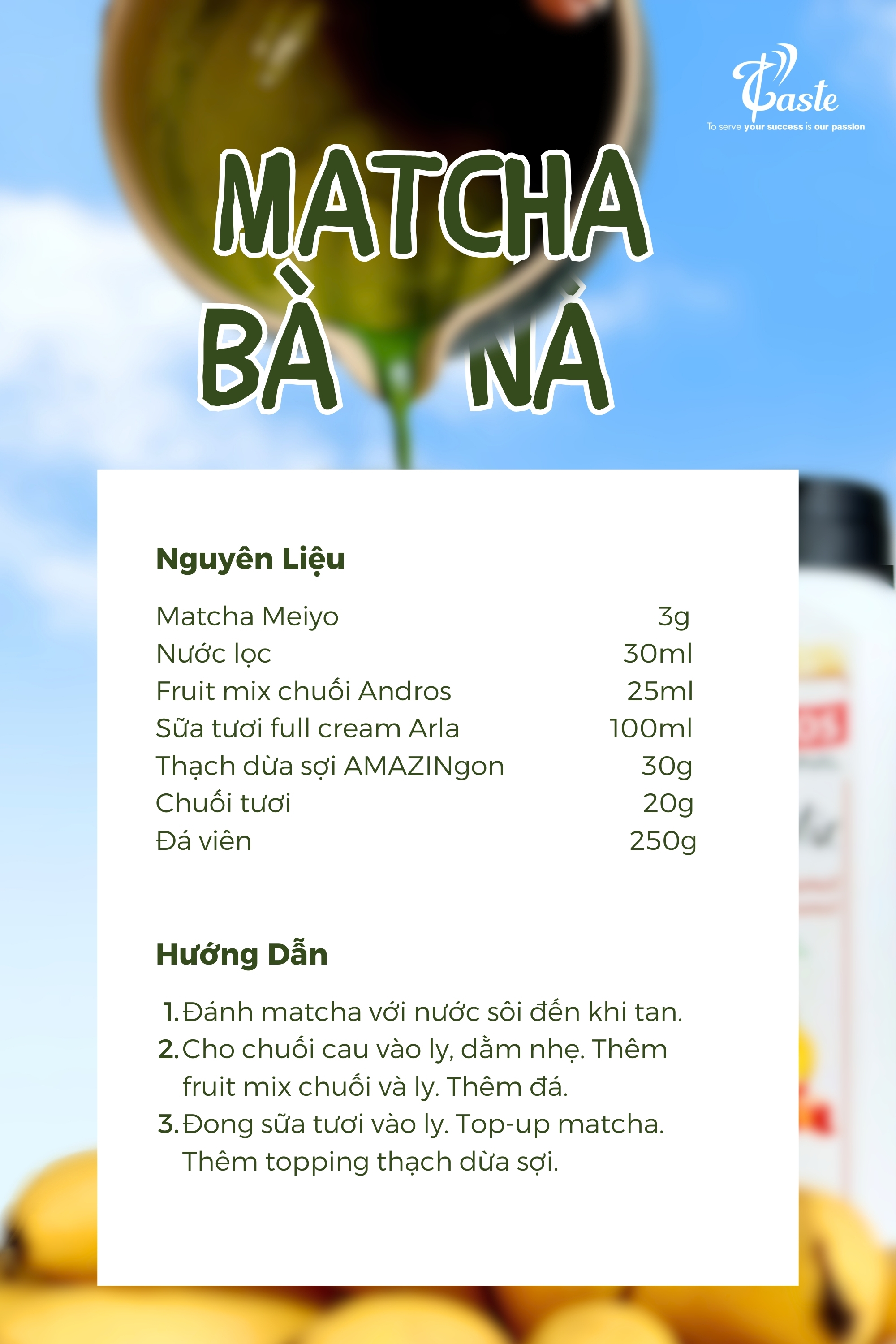 MATCHA CHUỐI