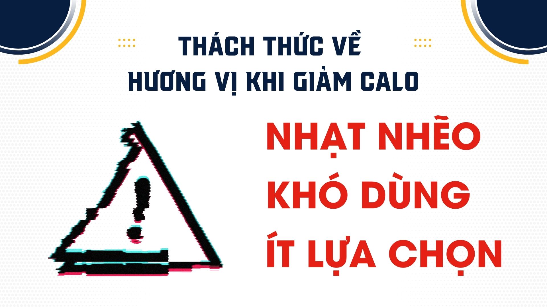 Bộ Sưu Tập Đồ uống Healthy “Ít Calo - Vẫn No Vị Giác”