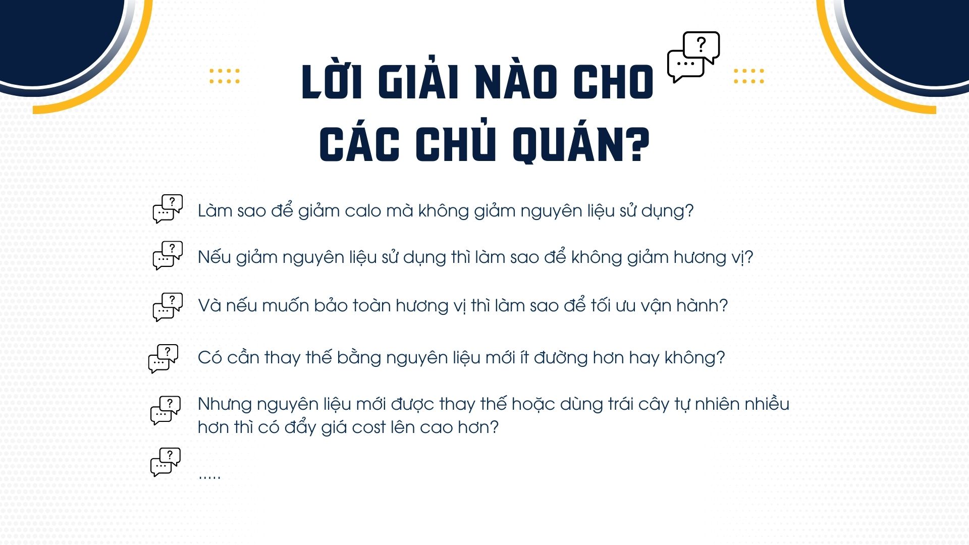Bộ Sưu Tập Đồ uống Healthy “Ít Calo - Vẫn No Vị Giác”