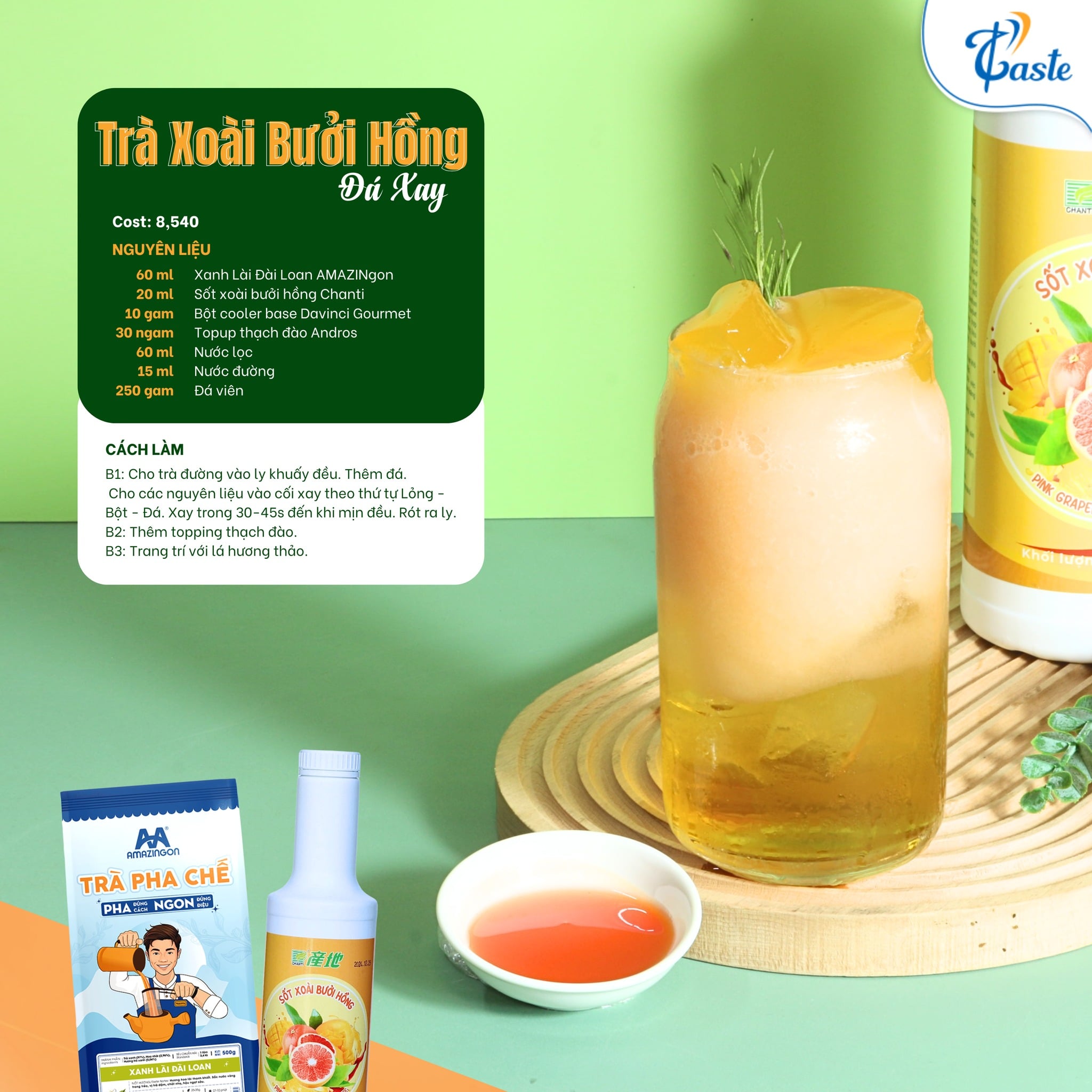 Mứt Chanti – Bộ Công Thức 