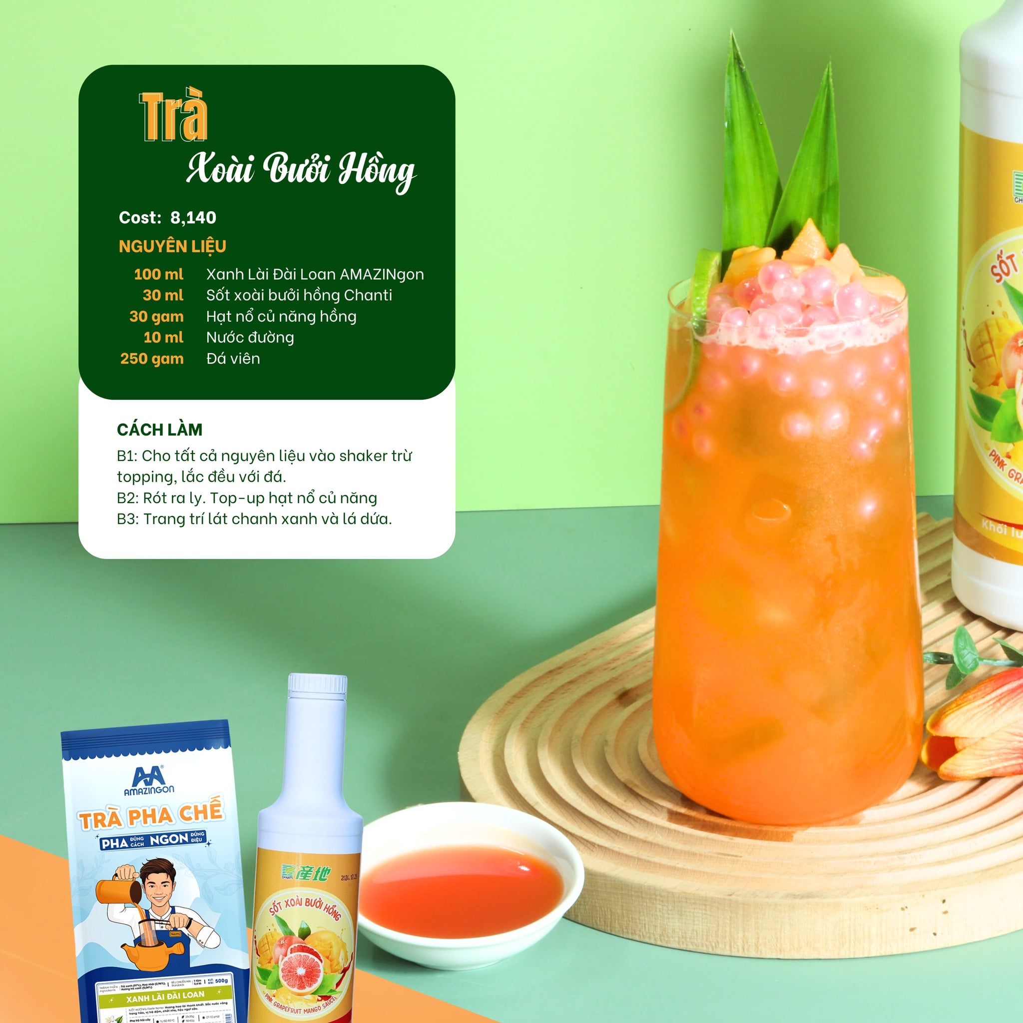 Mứt Chanti – Bộ Công Thức 