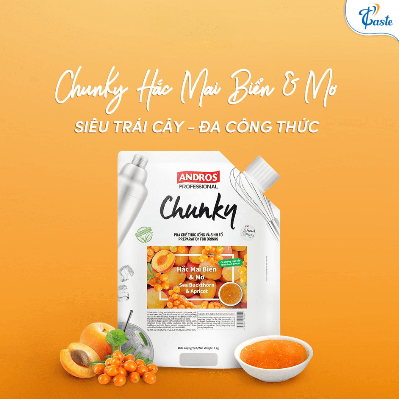 Chunky Hắc Mai Biển - Nguyên Liệu Xu Hướng 2025