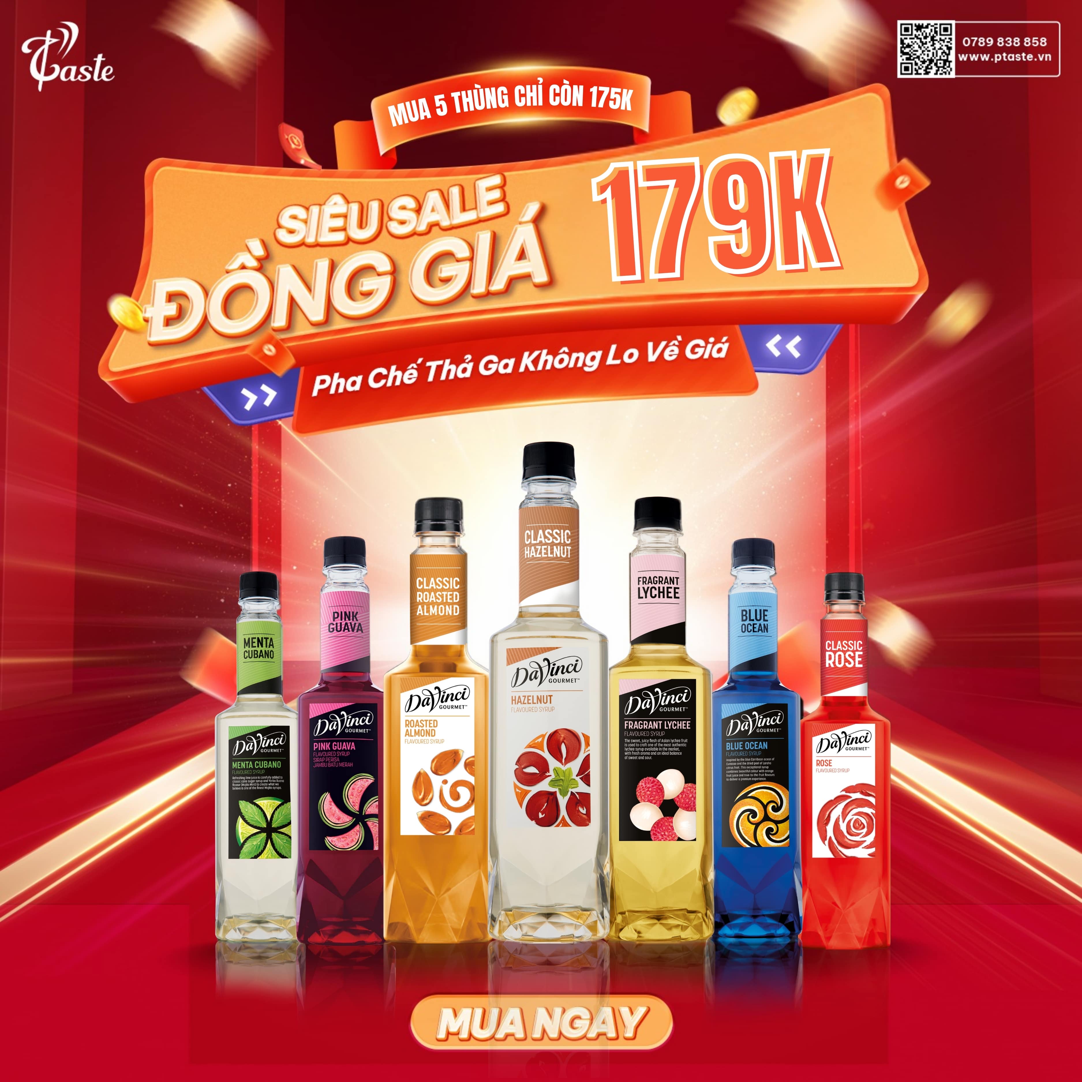 Davinci Syrup - Giá Tốt Nhất Thị Trường, Chỉ 179K Tại P-Taste