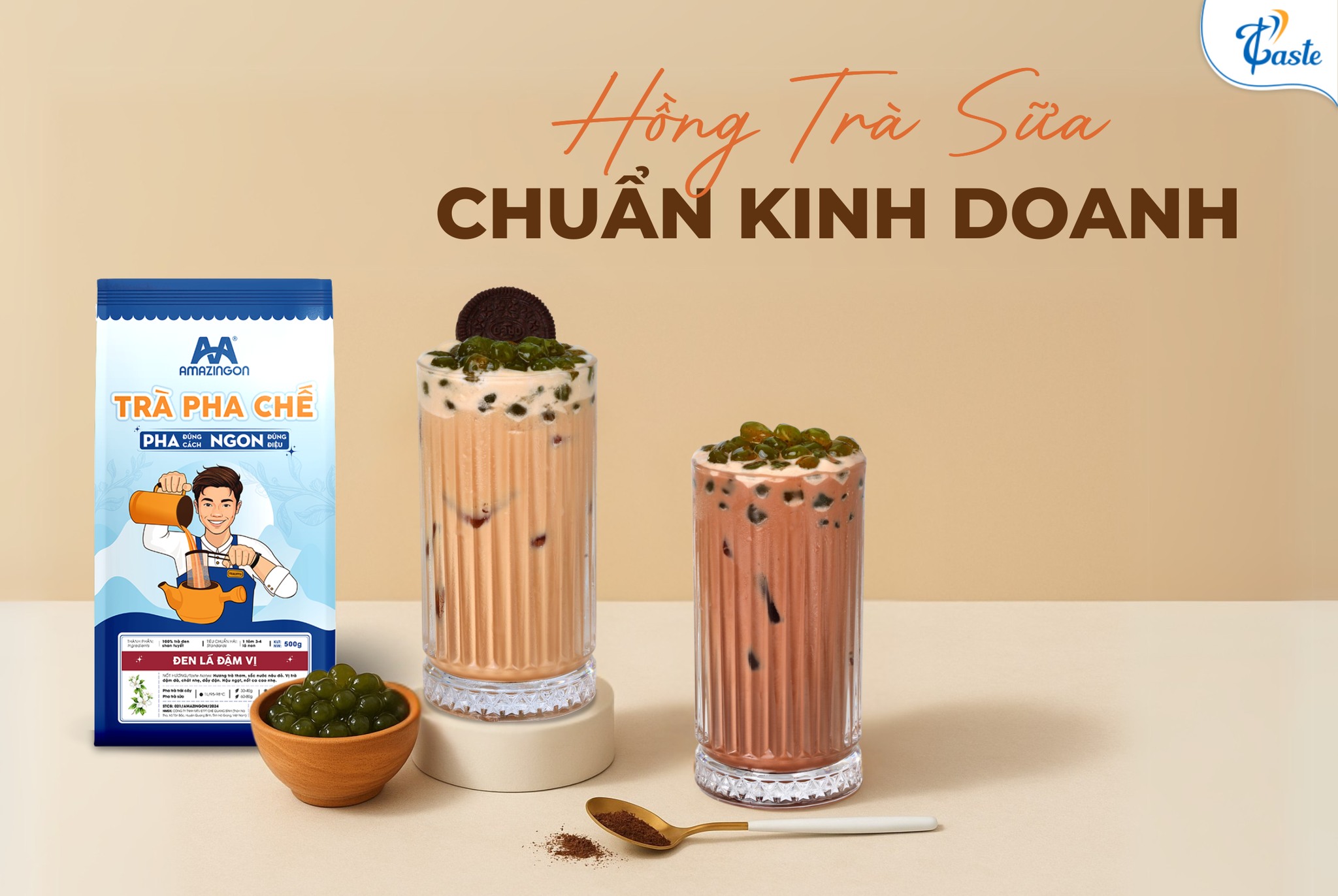 Hồng Trà Sữa - Bộ 3 Công Thức Dành Riêng Cho Quán Nhỏ Vốn Ít