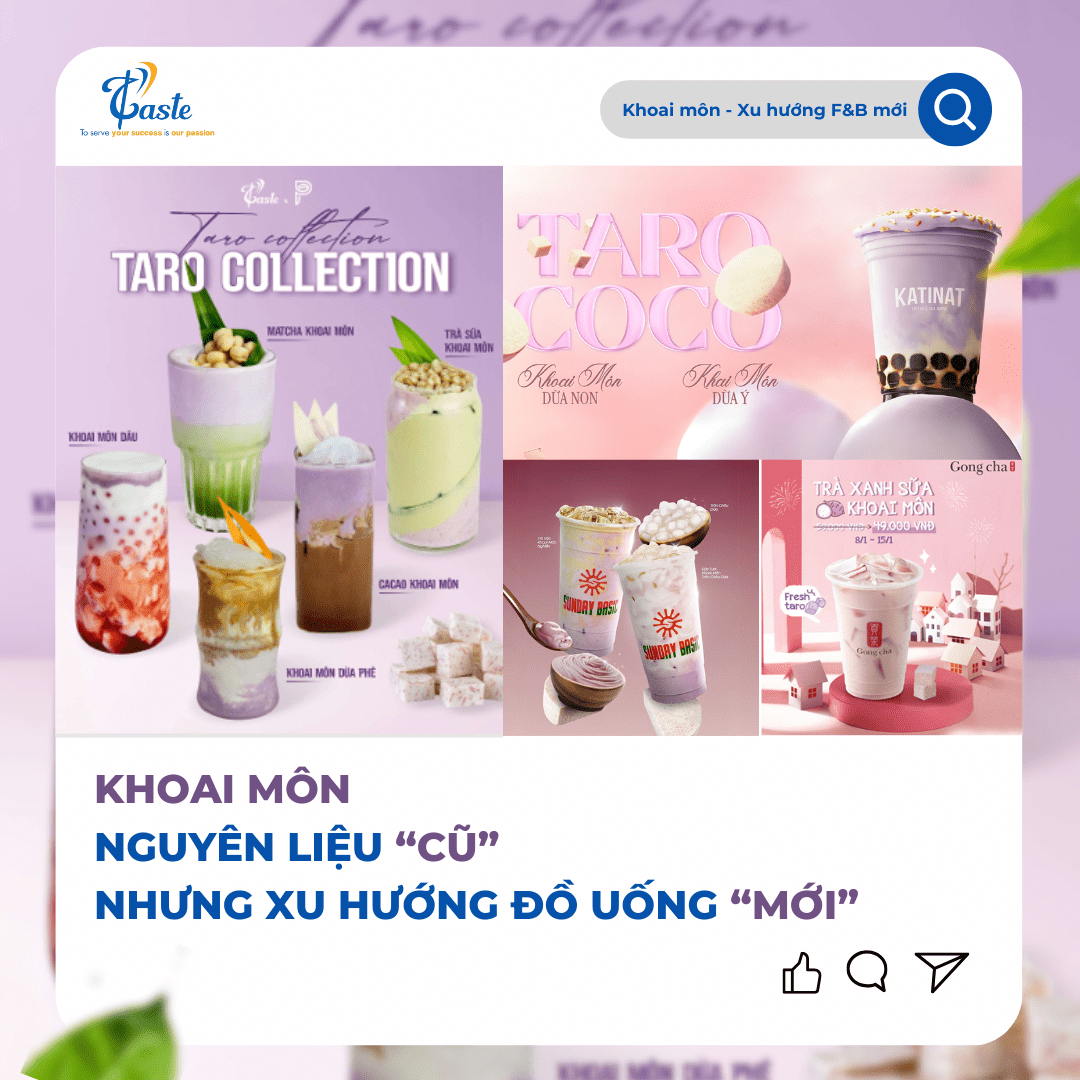Khoai Môn - Sự Trở Lại Mạnh Mẽ Trong Ngành F&B