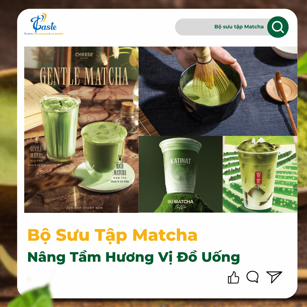Bộ Sưu Tập Matcha - Nâng Tầm Hương Vị Đồ Uống