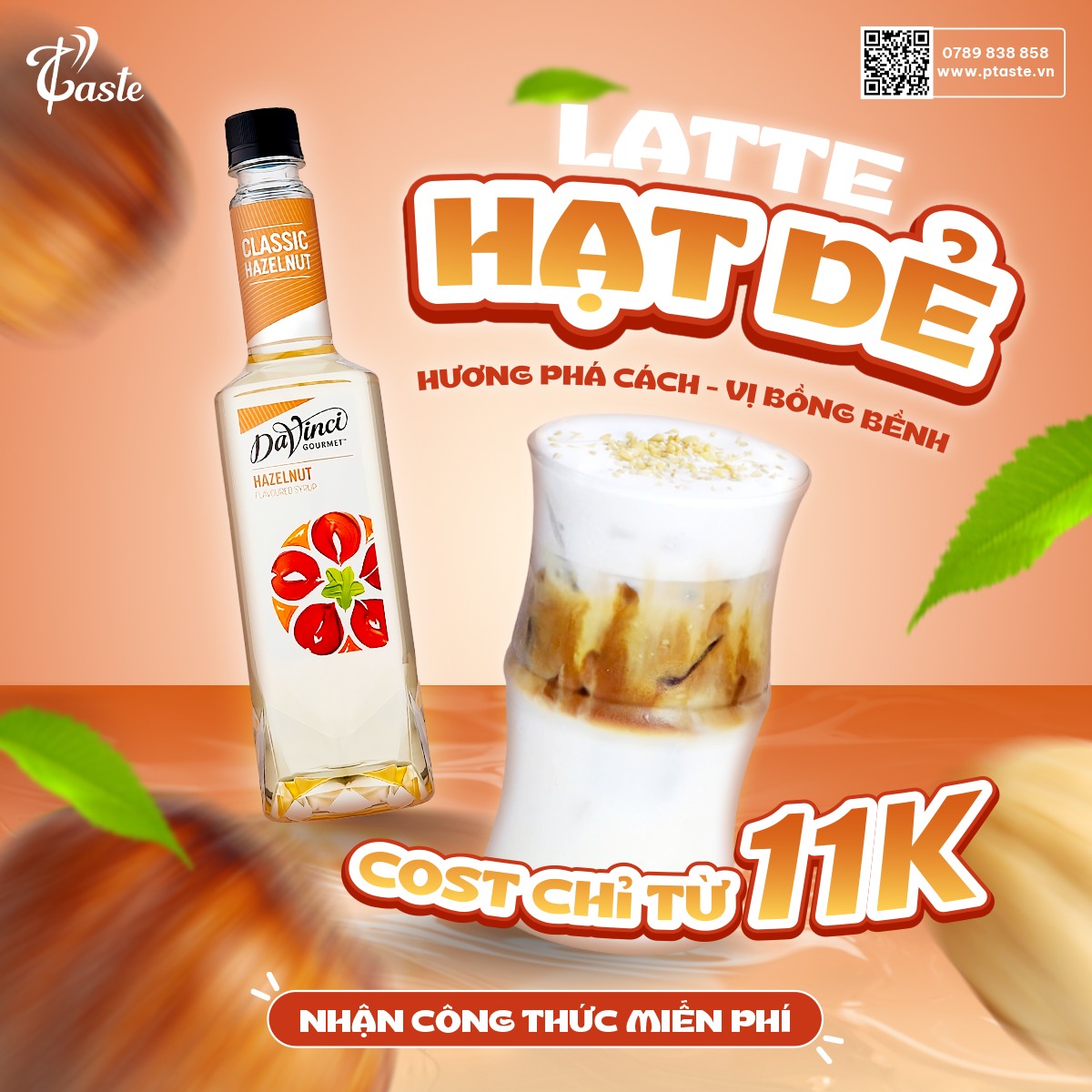 Syrup Hạt Dẻ (Siro Hạt Phỉ) - Bí Quyết Tạo Nên Hương Vị Đặc Biệt Cho Đồ Uống