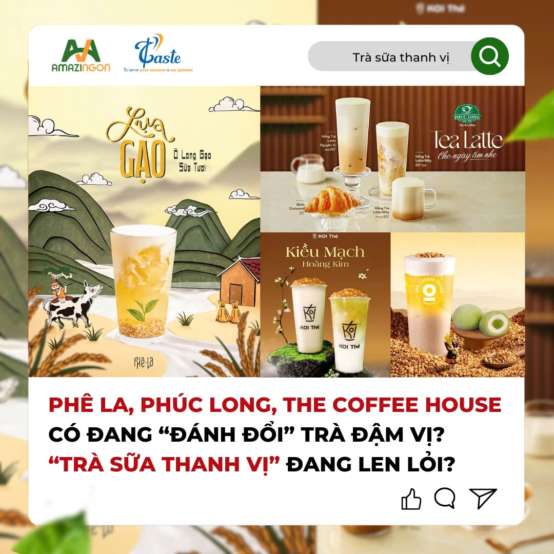 Trà Sữa Thanh Vị - Xu Hướng Mới Trong Ngành F&B