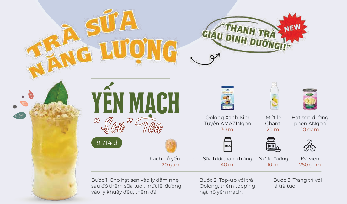trà sữa thanh vị