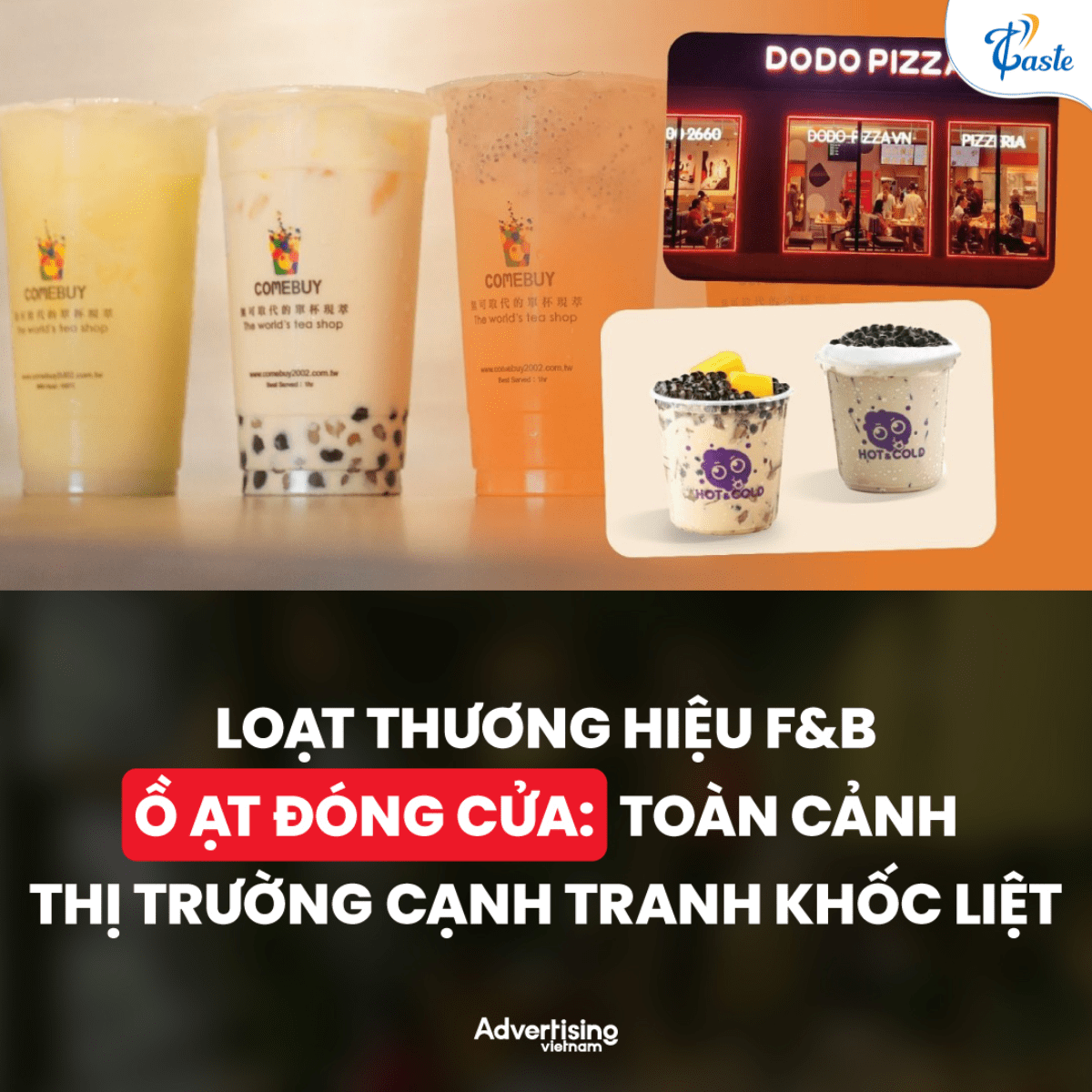 Loạt Thương Hiệu F&B “Ồ Ạt Đóng Cửa” Trong 6 Tháng Đầu Năm 2025