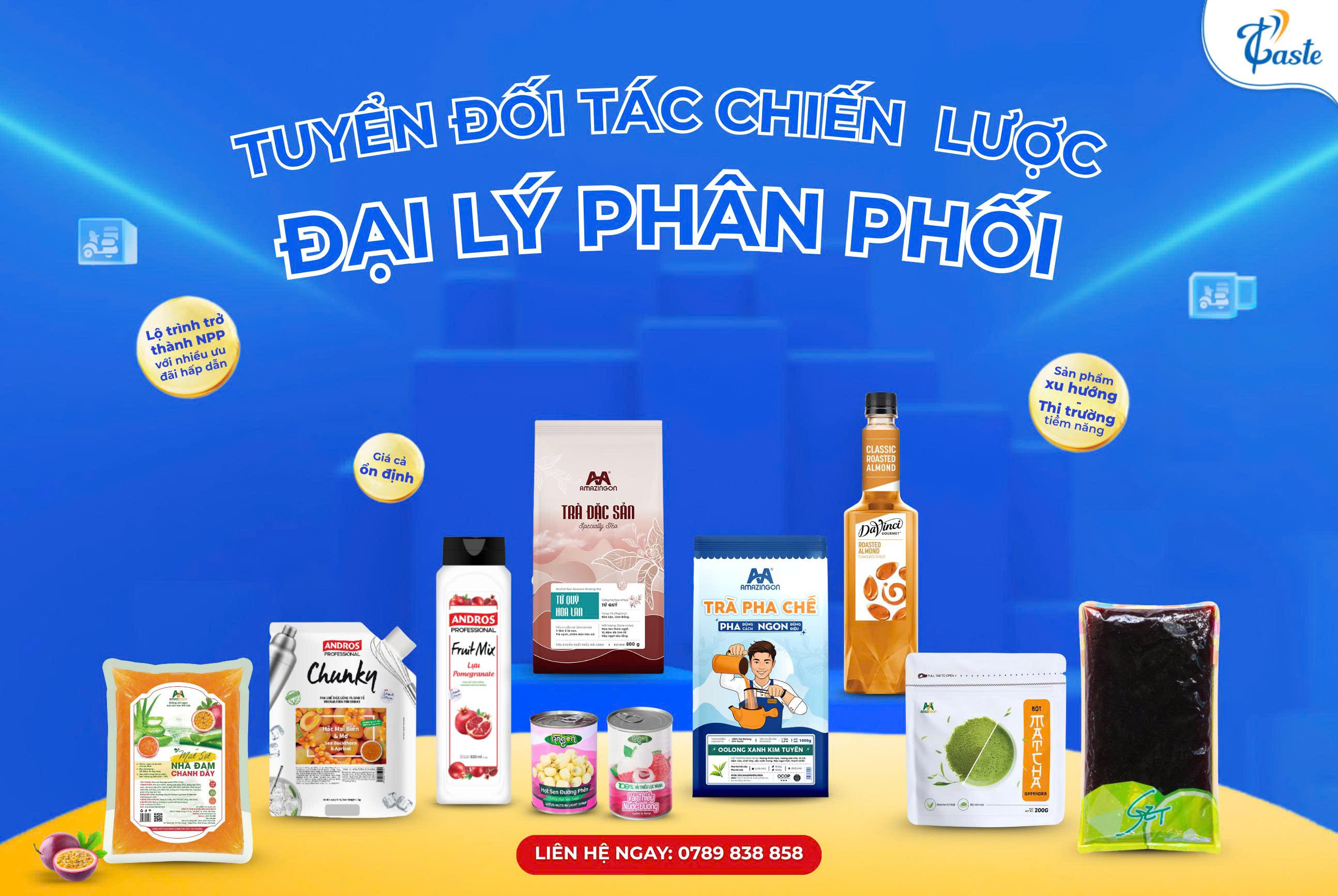 Tuyển Đại Lý - Nhà Phân Phối Nguyên Liệu Toàn Quốc