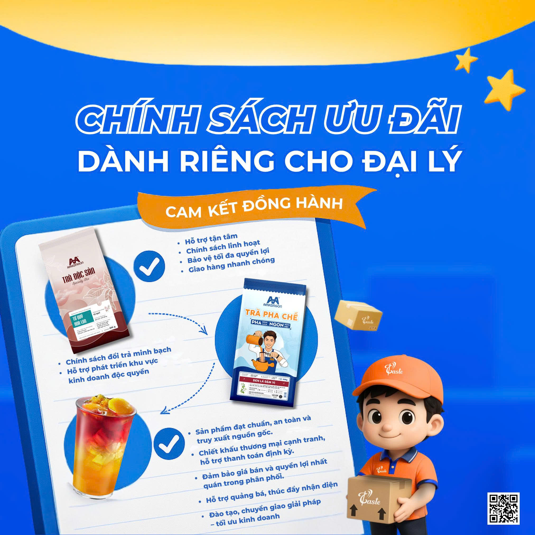 Tuyển Đại Lý - Nhà Phân Phối Nguyên Liệu Toàn Quốc