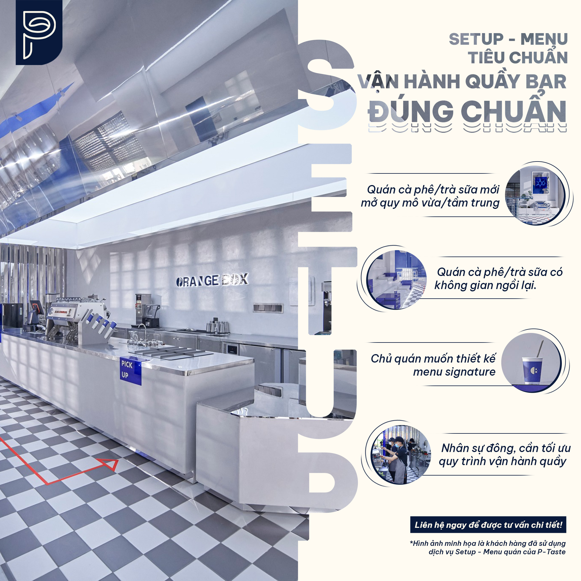 Setup - Menu Quán Tiêu Chuẩn, Cho Một Quầy Bar Đúng Chuẩn