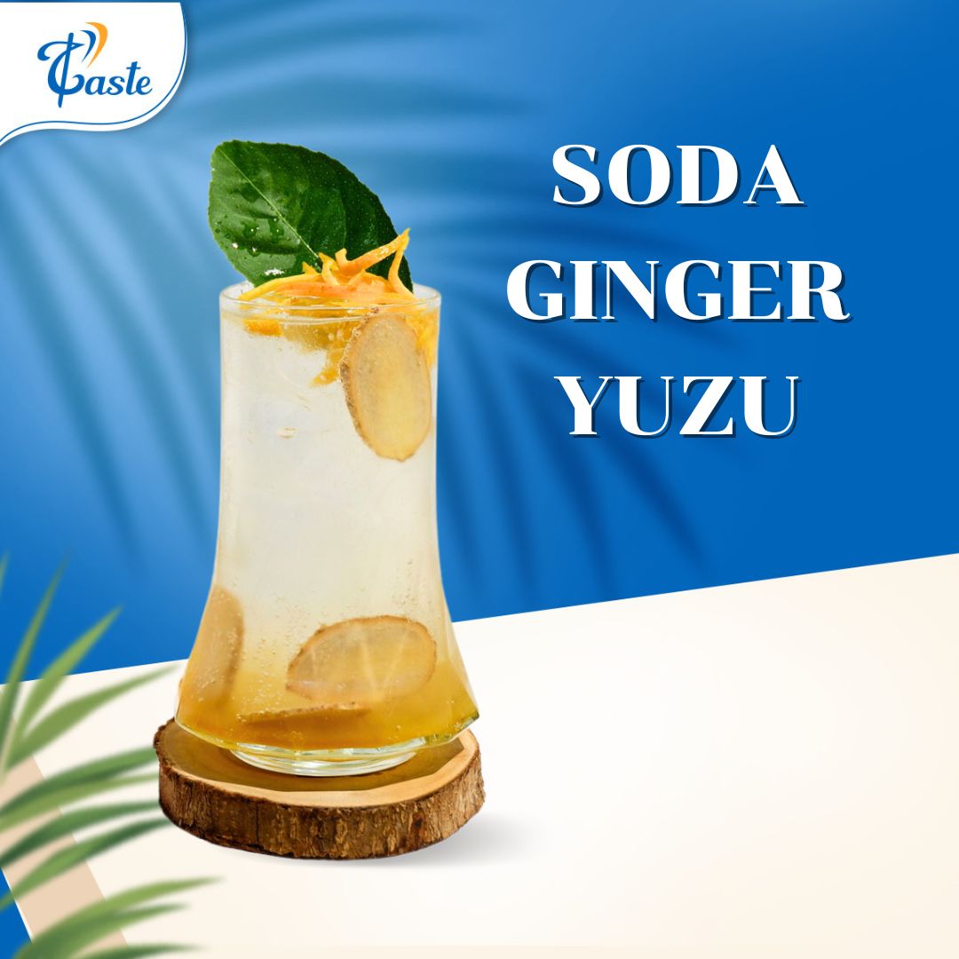 CÔNG THỨC SODA GINGER YUZU
