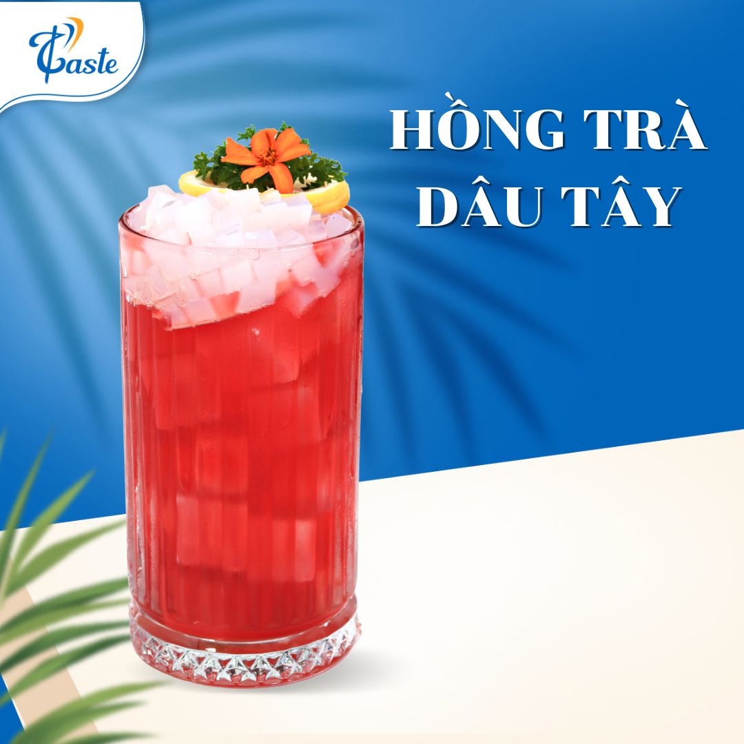 CÔNG THỨC HỒNG TRÀ DÂU TÂY