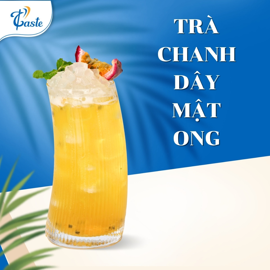 CÔNG THỨC TRÀ CHANH DÂY MẬT ONG