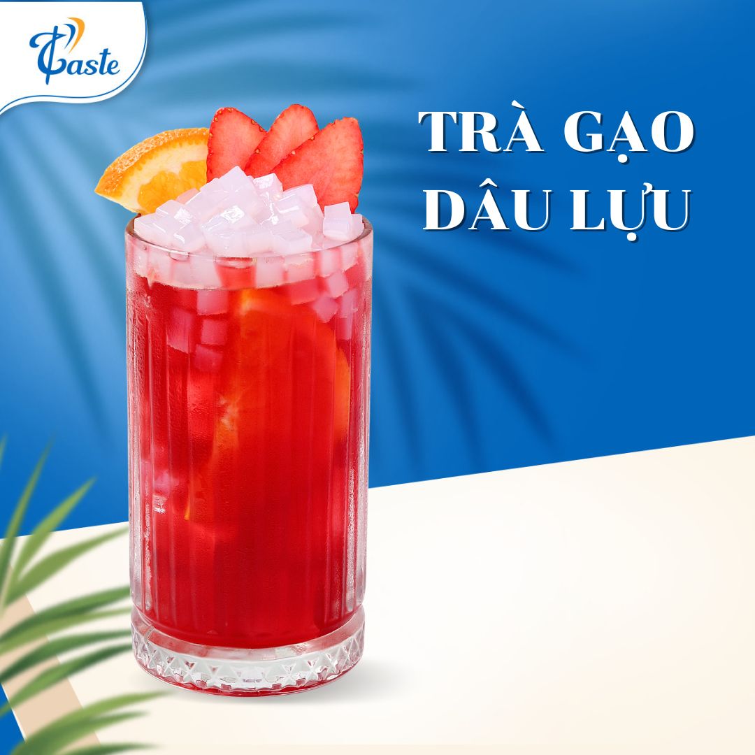 CÔNG THỨC TRÀ GẠO DÂU LỰU