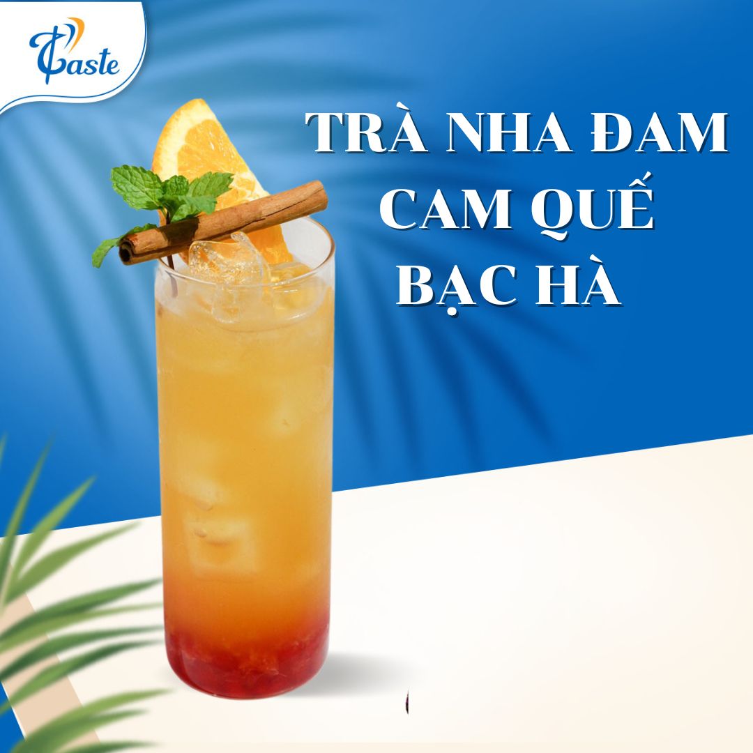 CÔNG THỨC TRÀ NHA ĐAM CAM QUẾ BẠC HÀ