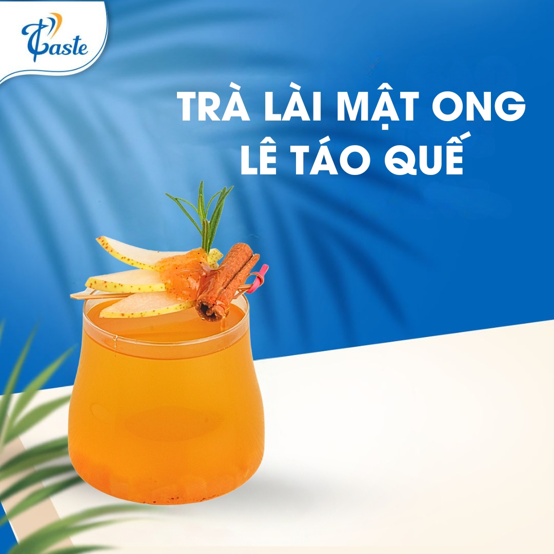 CÔNG THỨC TRÀ LÀI MẬT ONG LÊ TÁO QUẾ