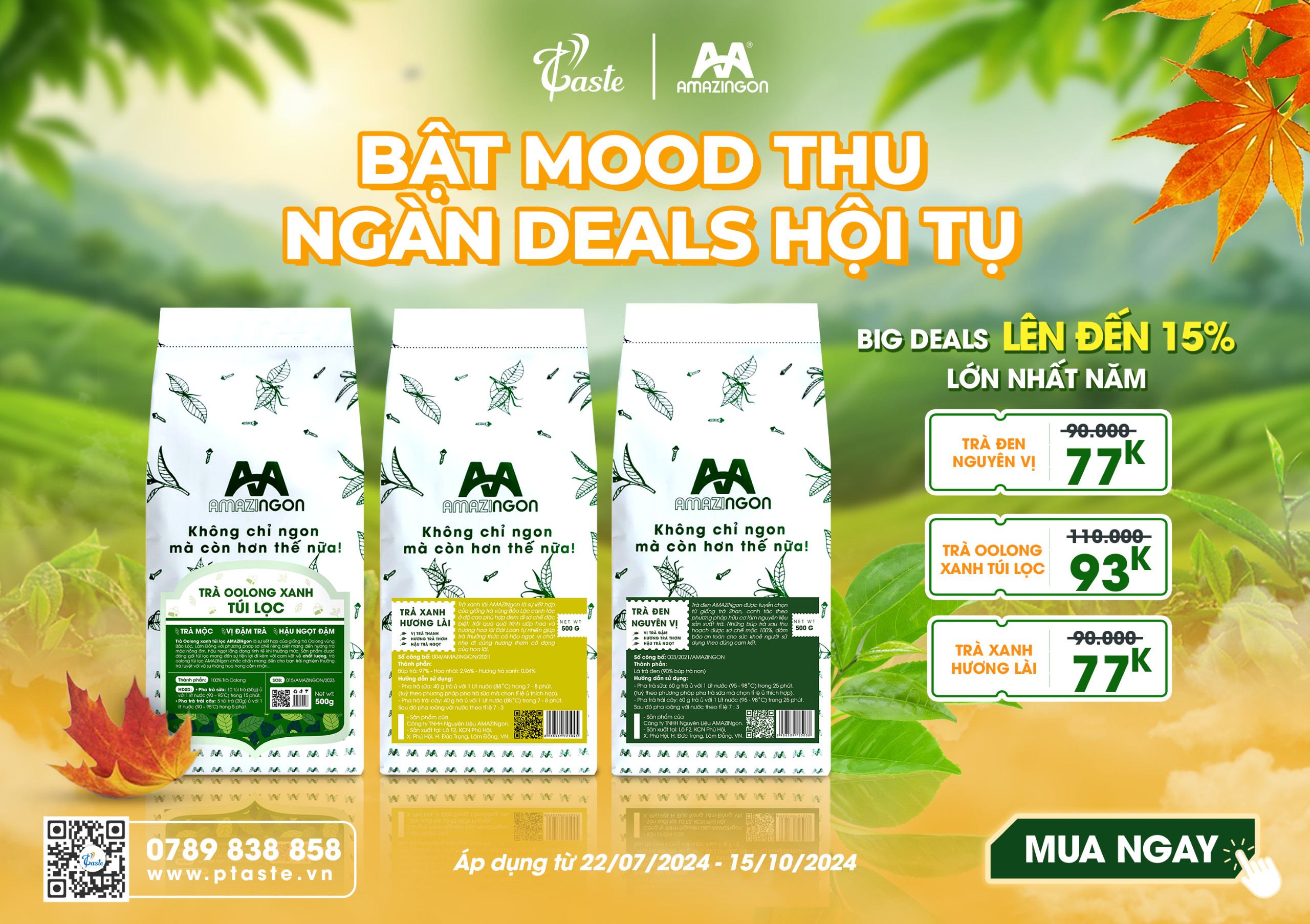 [KHUYẾN MÃI] BẬT MOOD THU - NGÀN DEALS HỘI TỤ