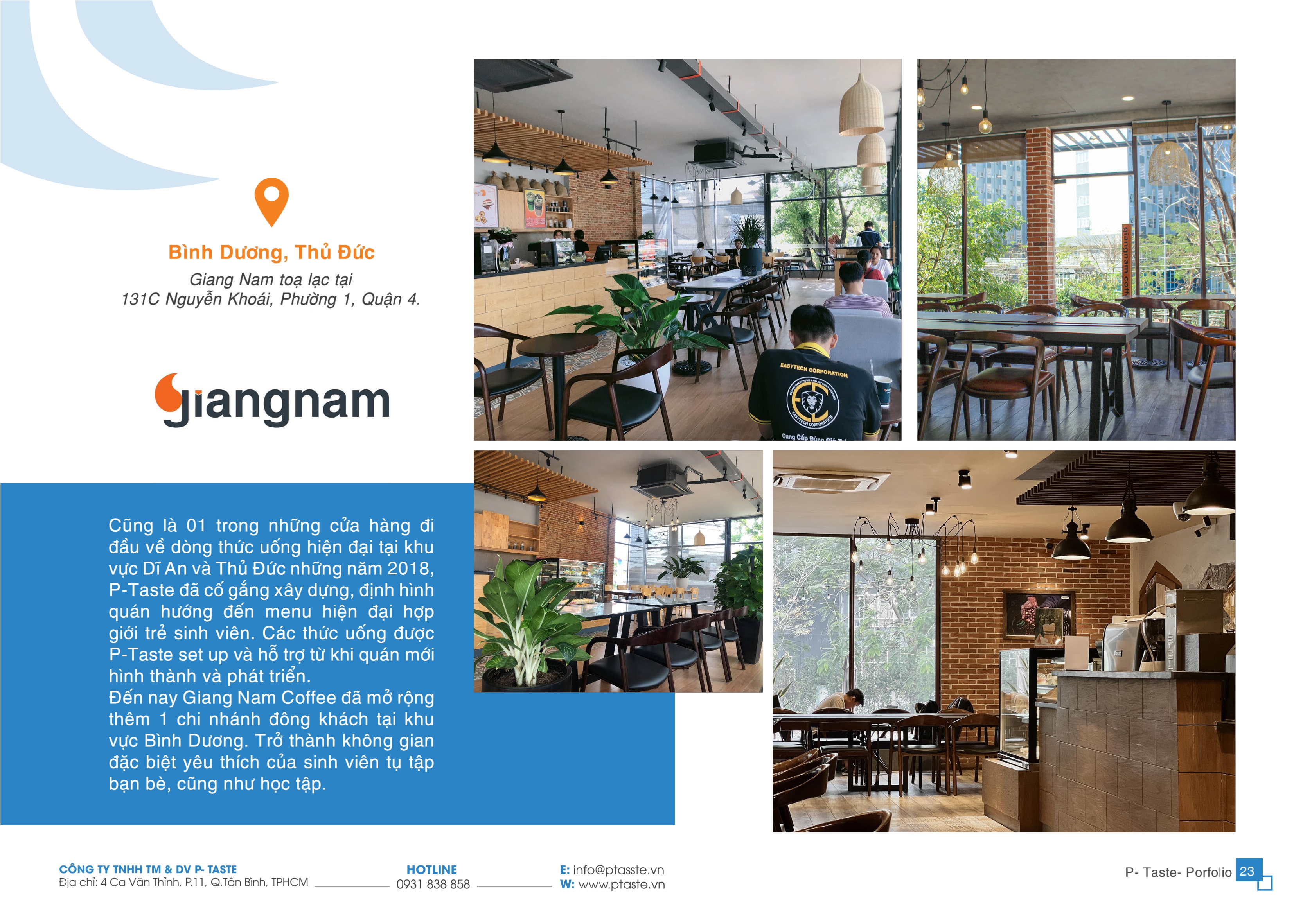 DỰ ÁN GIANGNAM COFFEE