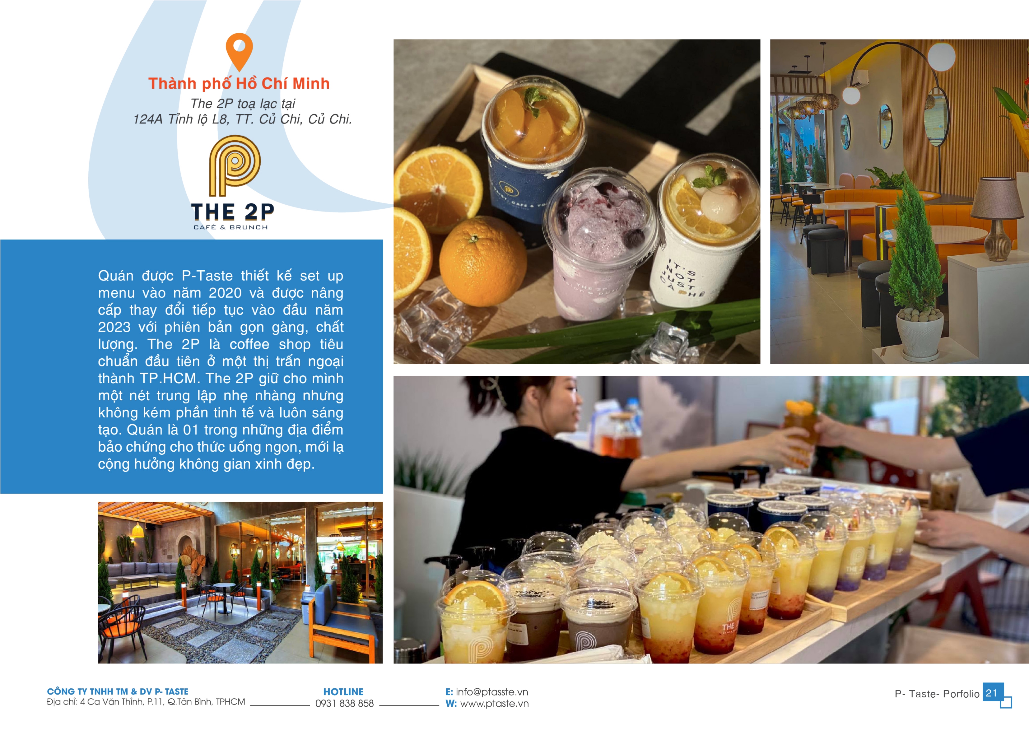 DỰ ÁN THE 2P CAFE & BRUNCH