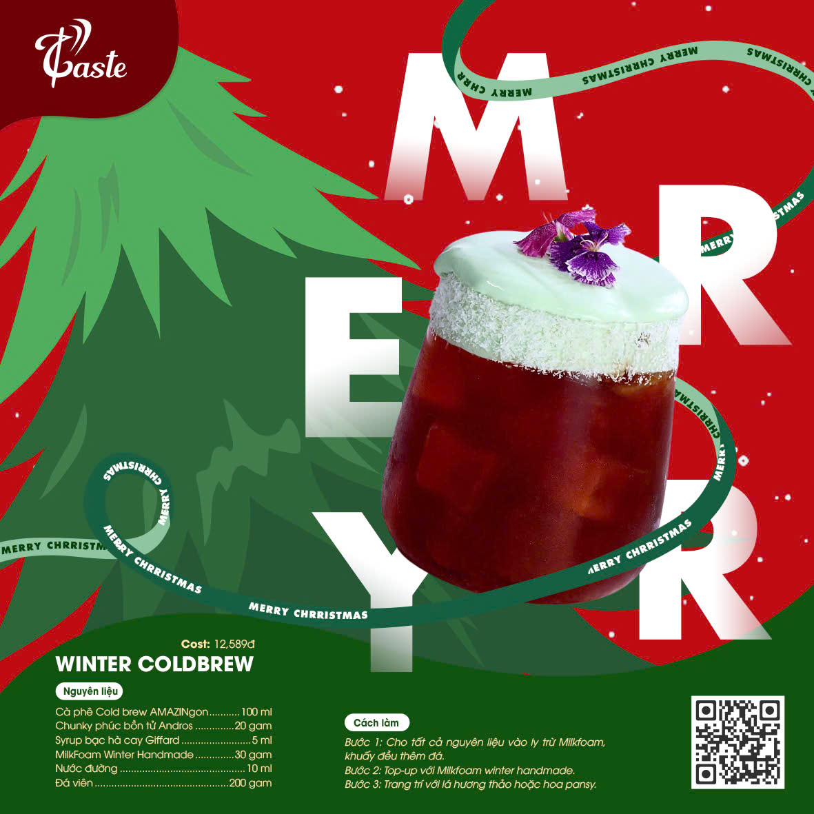 WINTER COLDBREW (CÀ PHÊ BẠC HÀ)