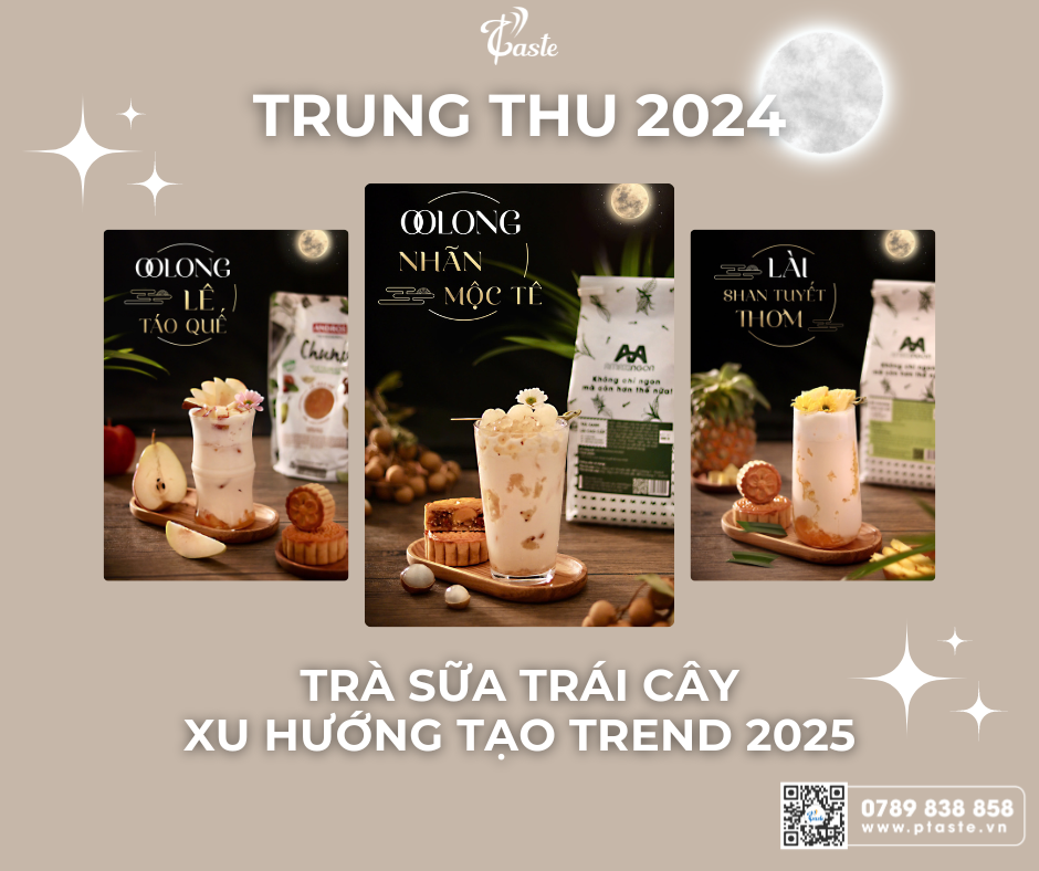 [TRUNG THU 2024] - TRÀ SỮA TRÁI CÂY XU HƯỚNG TẠO TREND 2025