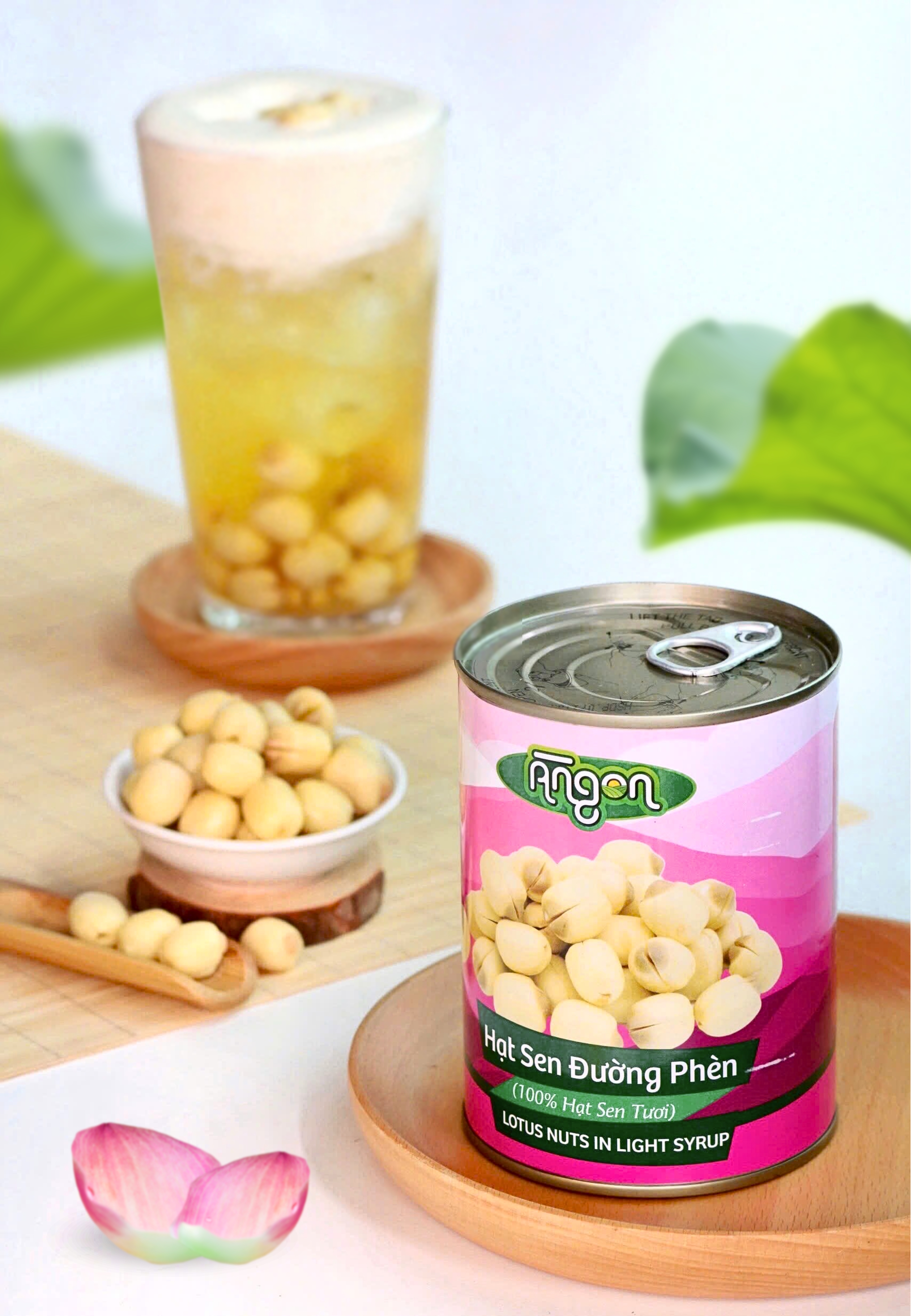 Hạt Sen Đường Phèn - Nguyên Liệu “Vàng” Tạo Nét Thuần Việt Trong Menu Đồ Uống