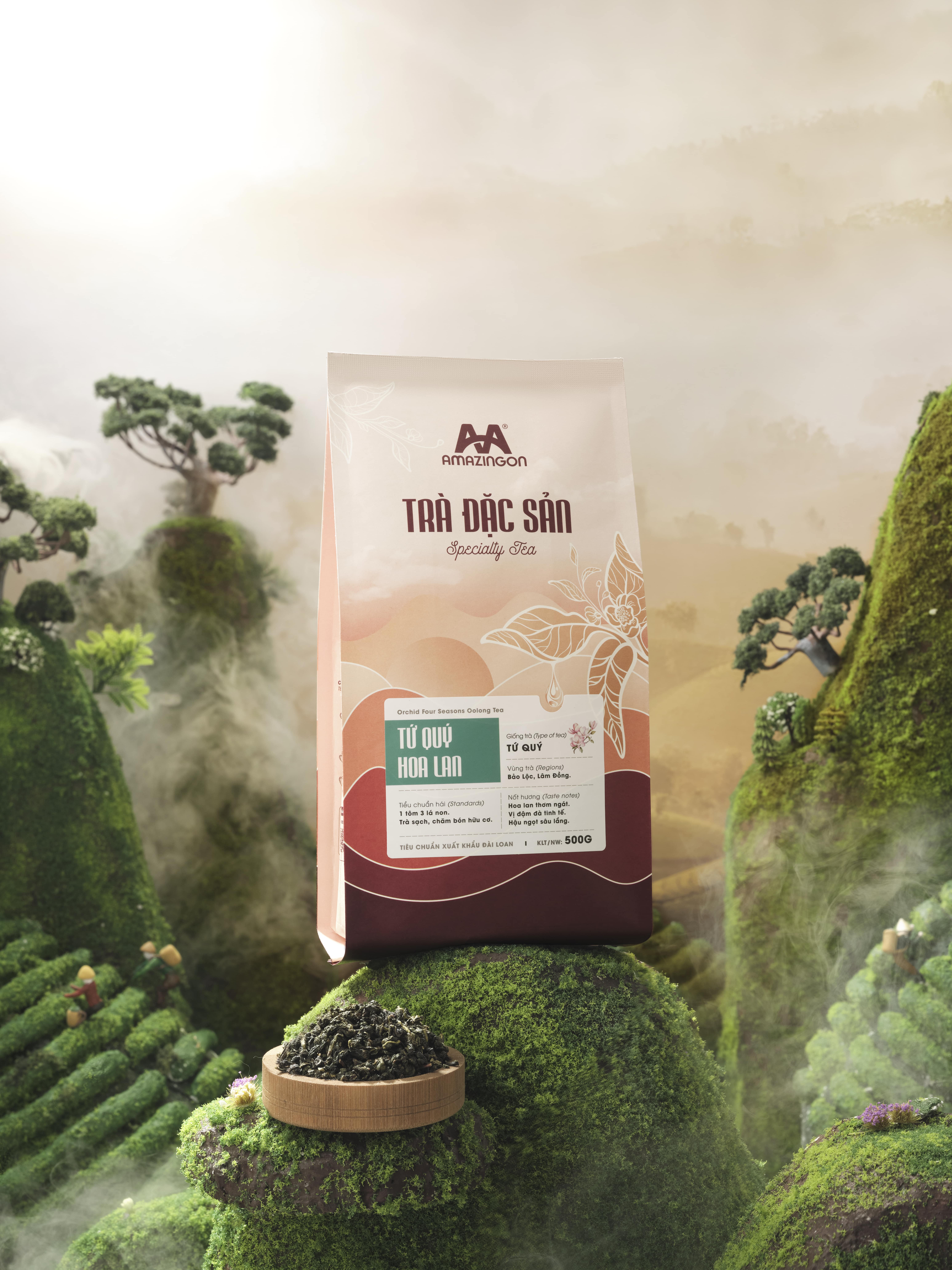 Trà đặc sản Bạch Trà Mẫu Đơn AMAZINGON