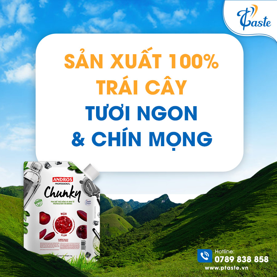 MỨT VIỆT QUẤT ANDROS CHUNKY 1KG