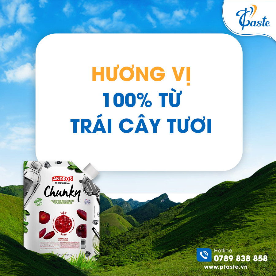 MỨT VIỆT QUẤT ANDROS CHUNKY 1KG