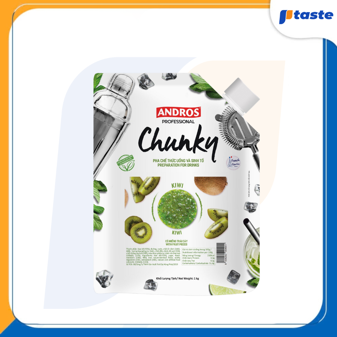 MỨT KIWI ANDROS CHUNKY 1KG