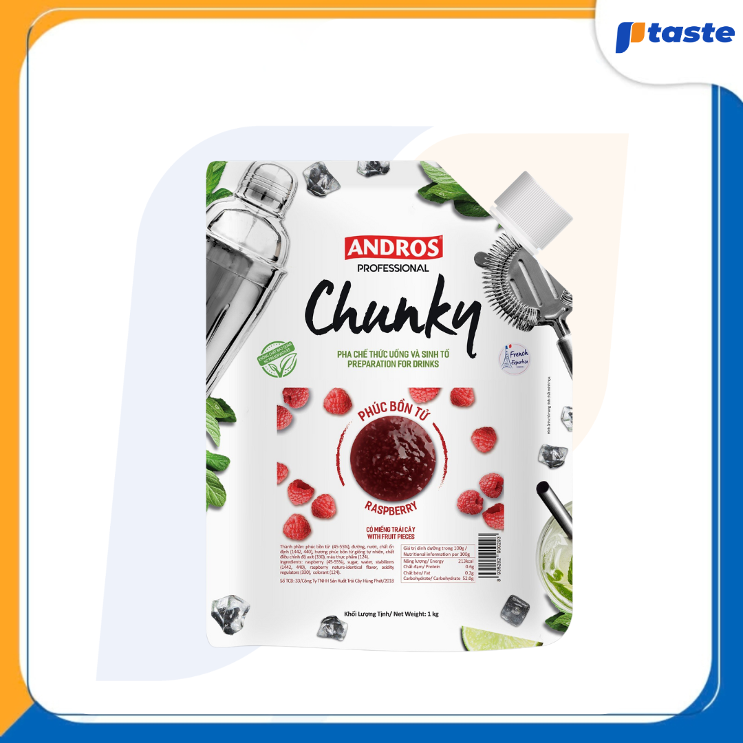 MỨT PHÚC BỒN TỬ ANDROS CHUNKY 1KG
