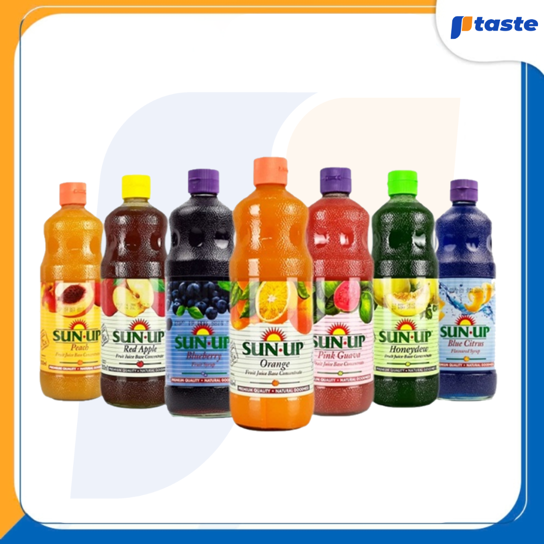 SUN UP SYRUP ĐỦ VỊ - 850ML