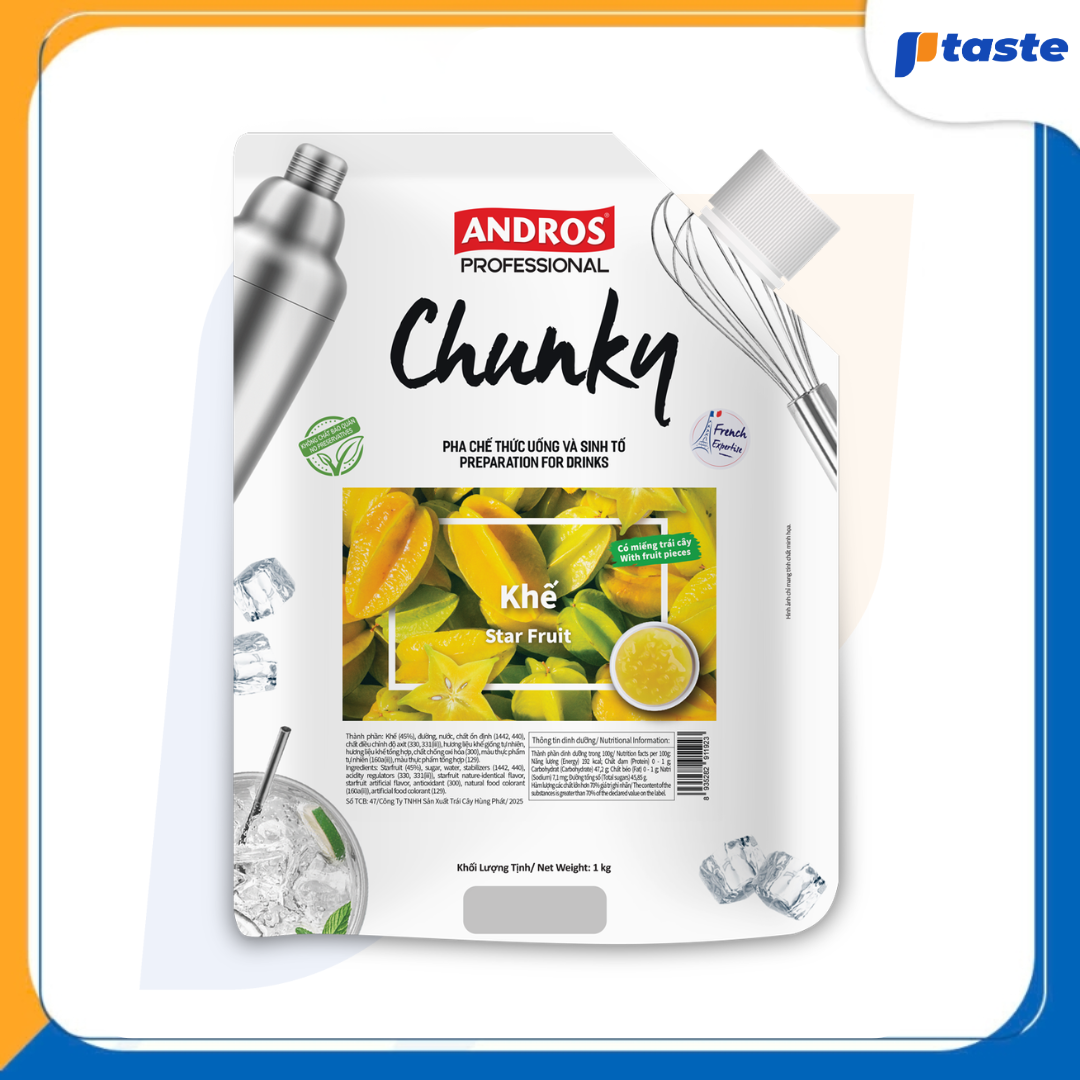 MỨT CHUNKY KHẾ TÚI 1KG