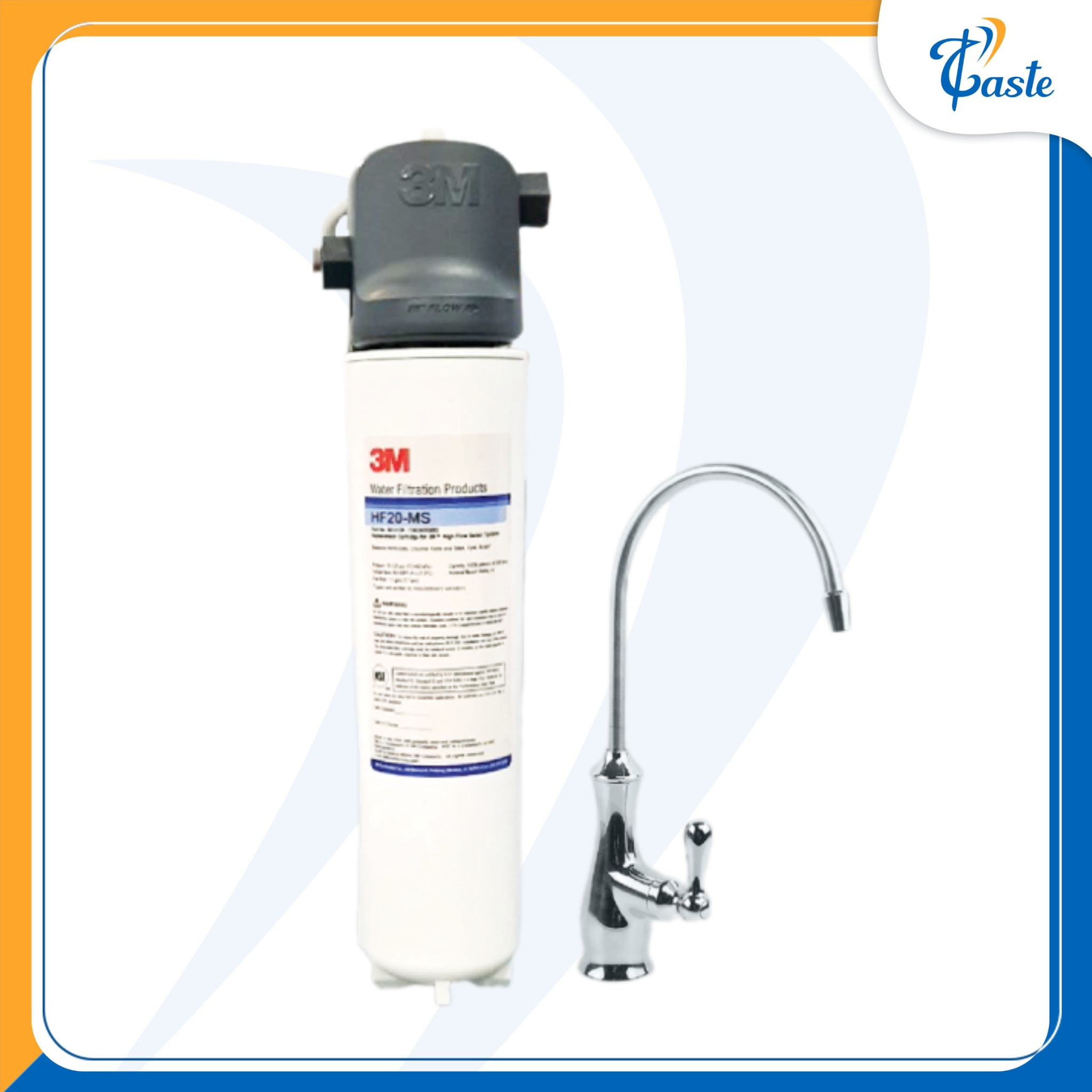 BỘ MÁY LỌC NƯỚC 3M KHÔNG DÙNG ĐIỆN - KÈM VÒI - 3M BREW 120-MS
